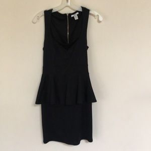 Black bar dress